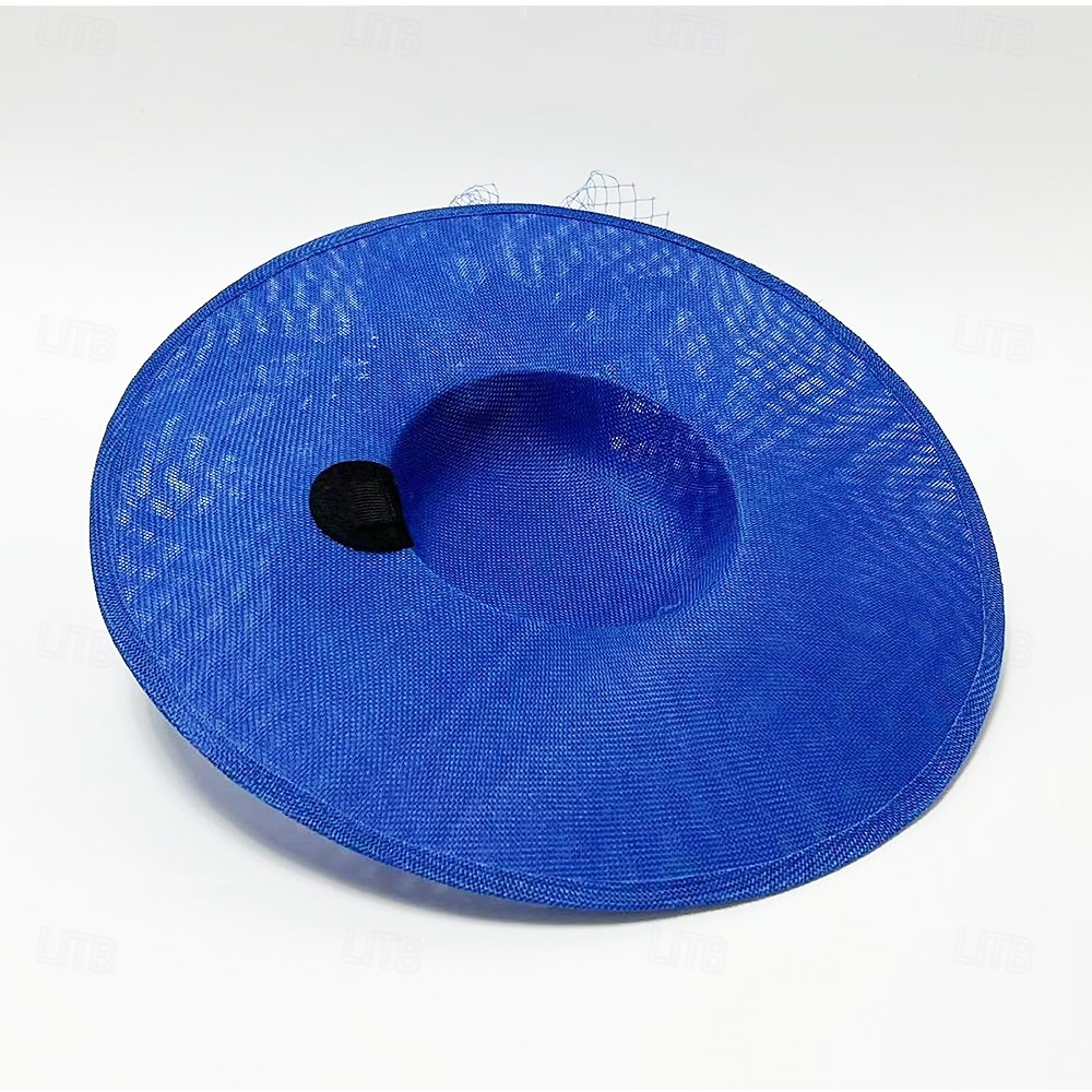 Huvudbonad Sinamay Fedora Hatt Bröllop Aftonfest Teaparty Hästkapplöpning Cocktail Vintage Söt Med Fjäder Huvudsmycke Huvudbonad 2026 - $32.99 –P8