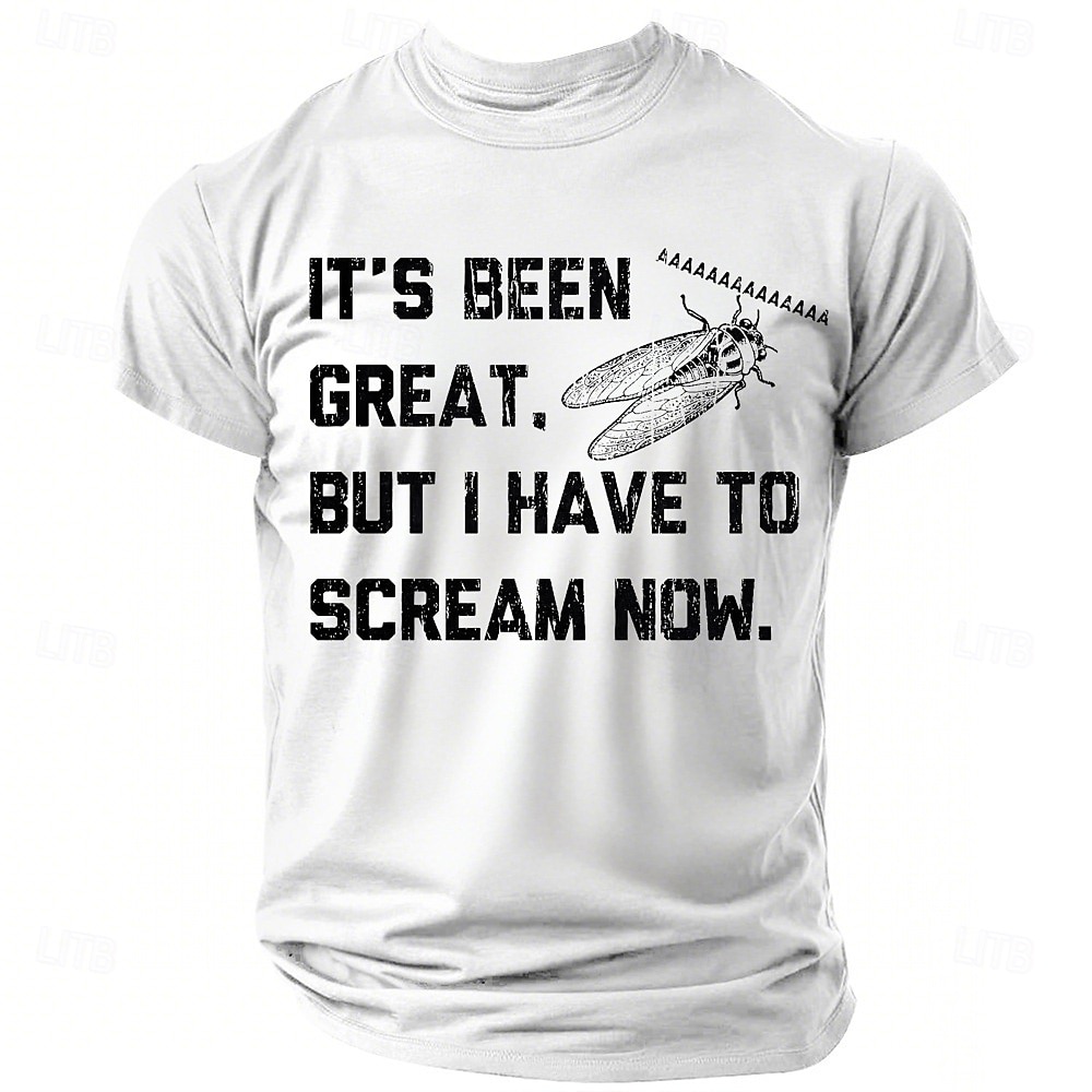 Herren Tiermotiv Lustig T Shirt Kurzarm T-Shirt 3D-Druck Rundhalsausschnitt Rundhals Hemd Mode Täglich Lässig Straße Lässig Täglich Schwarz Weiß Rote Sommer Frühling Ganzjahres Bekleidung S M L XL 2025 - $17.99 –P1
