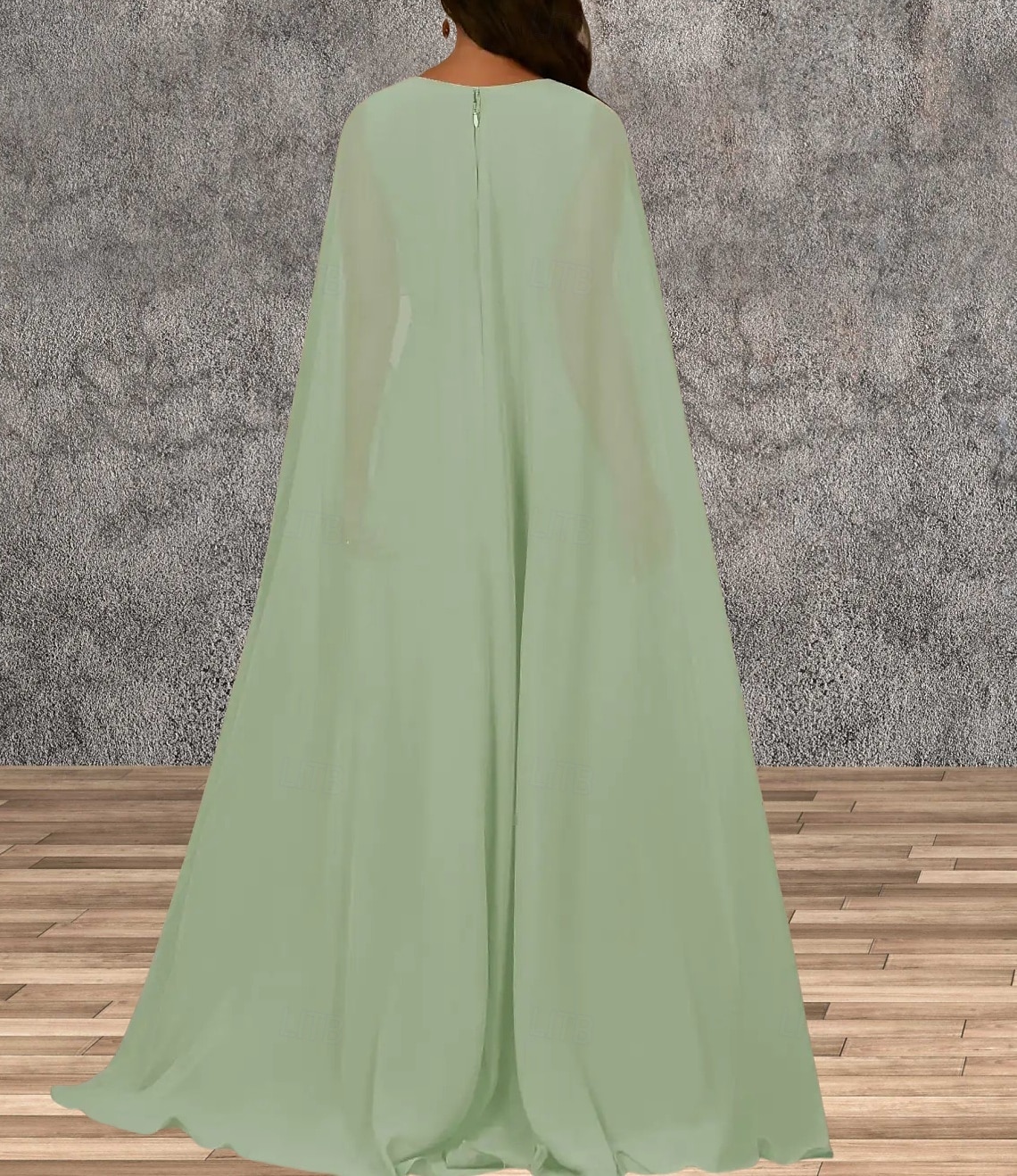 A-Lijn Bruiloft Gast Jurken Elegante Jurk Bruiloft Gast Verloving Vloerlengte Mouwloos V Hals Herfst Bruiloft Gast Chiffon met Splits 2025 - $174.99 –P2