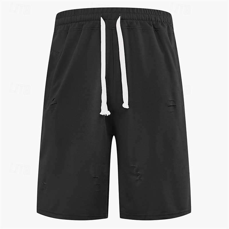 Herren Sportliche Shorts Sweat-Shorts Shorts Sommershorts Tasche Kordelzug Elastischer Bund Einfach Komfort Atmungsaktiv Kurz Outdoor Sport Klassisch Lässig Schwarz Armeegrün 2025 - $17.99 –P9