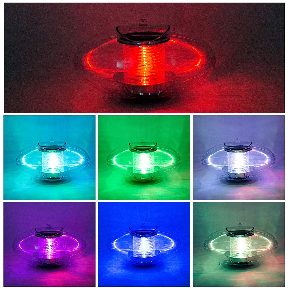 Lampes solaires de piscine, éclairage extérieur flottant, globe lumineux, veilleuse RVB à changement de couleur, lumières LED étanches pour piscine, étang, jardins, fêtes, brille dans le noir, de 2025 ? $17.99 –P3