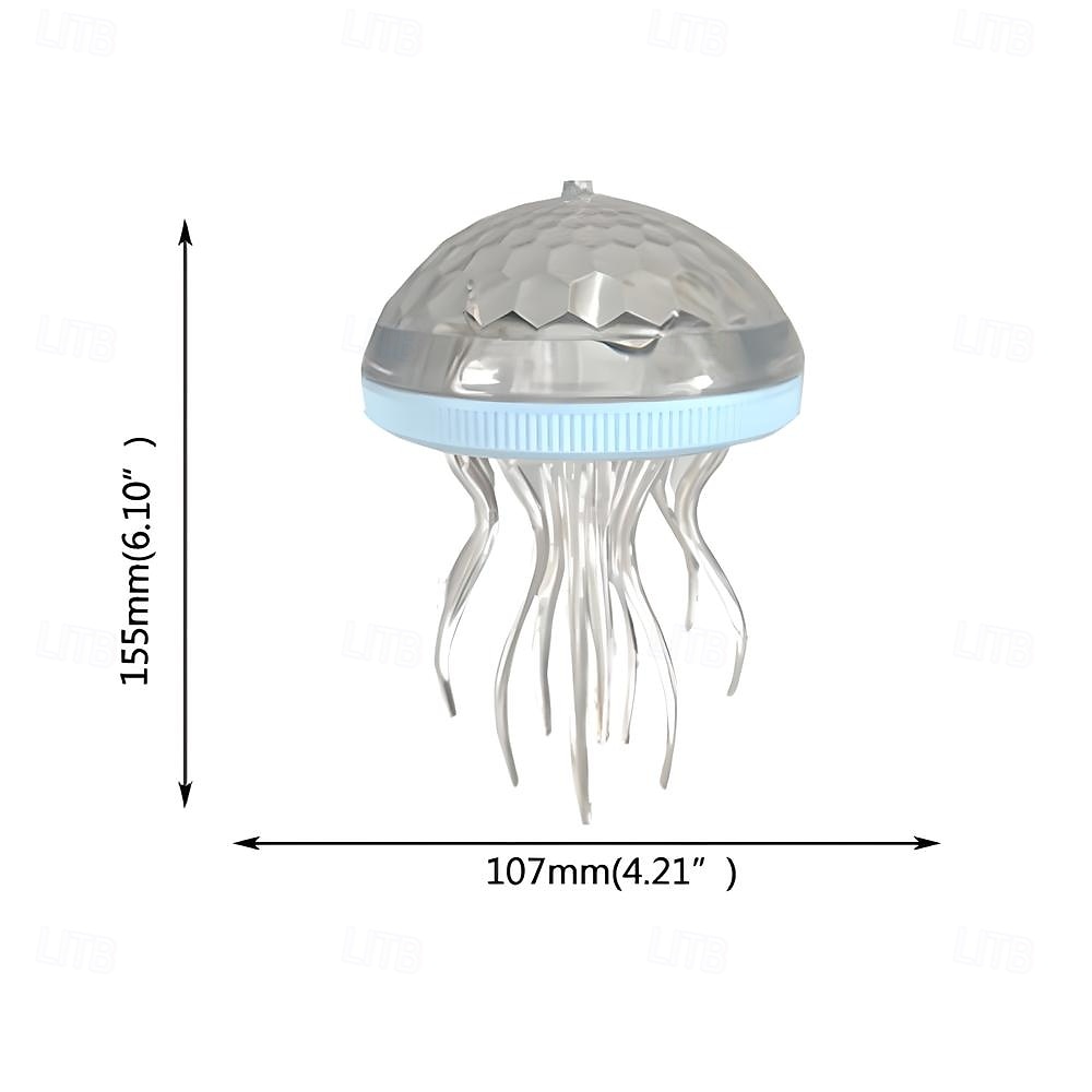 1 pc ao ar livre luzes de água-viva solar jardim luzes flutuador de água luz diy montagem piscina luz fonte piscina luz colorido festa ao ar livre atmosfera luz de 2025 por $13.49 –P5