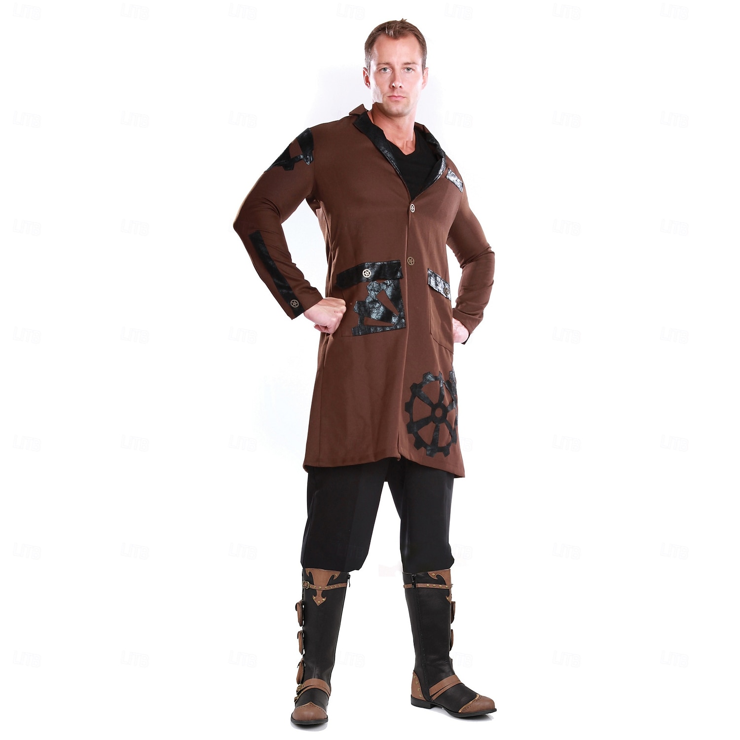 Retro Vintage Medieval Renaissance Shoes Pirate Knight Ritter Viking Men's Celtic Pirate Halloween Carnival Masquerade Event / Party Masquerade Adults' Shoes 2025 - $65.99 –P3