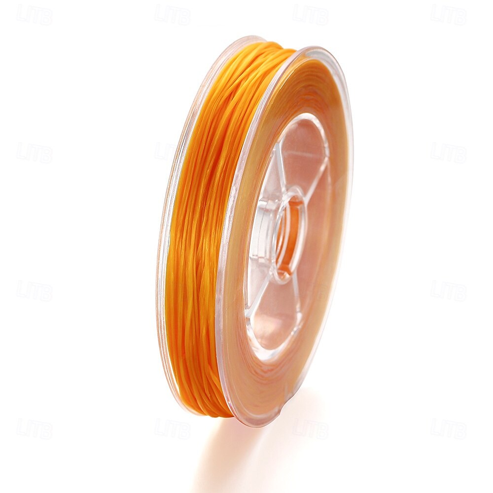 Cordino elastico in cristallo colorato da 0,5 mm, cordino per infilare perline anti-sfilacciamento per accessori fai da te per gioielli, materiali per perline per braccialetti del 2025 a $4.49 –P3