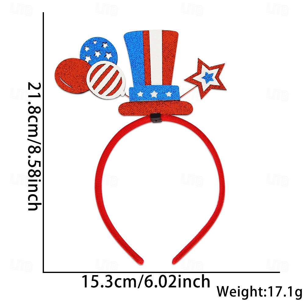 Costume di Carnevale 2026 Fascia Bandiera USA Casual Adulti Per donna Mascherata Giorno dell'Indipendenza / 4 Luglio 4 luglio Casuale Festival Vestirsi del 2026 a $12.49 –P3