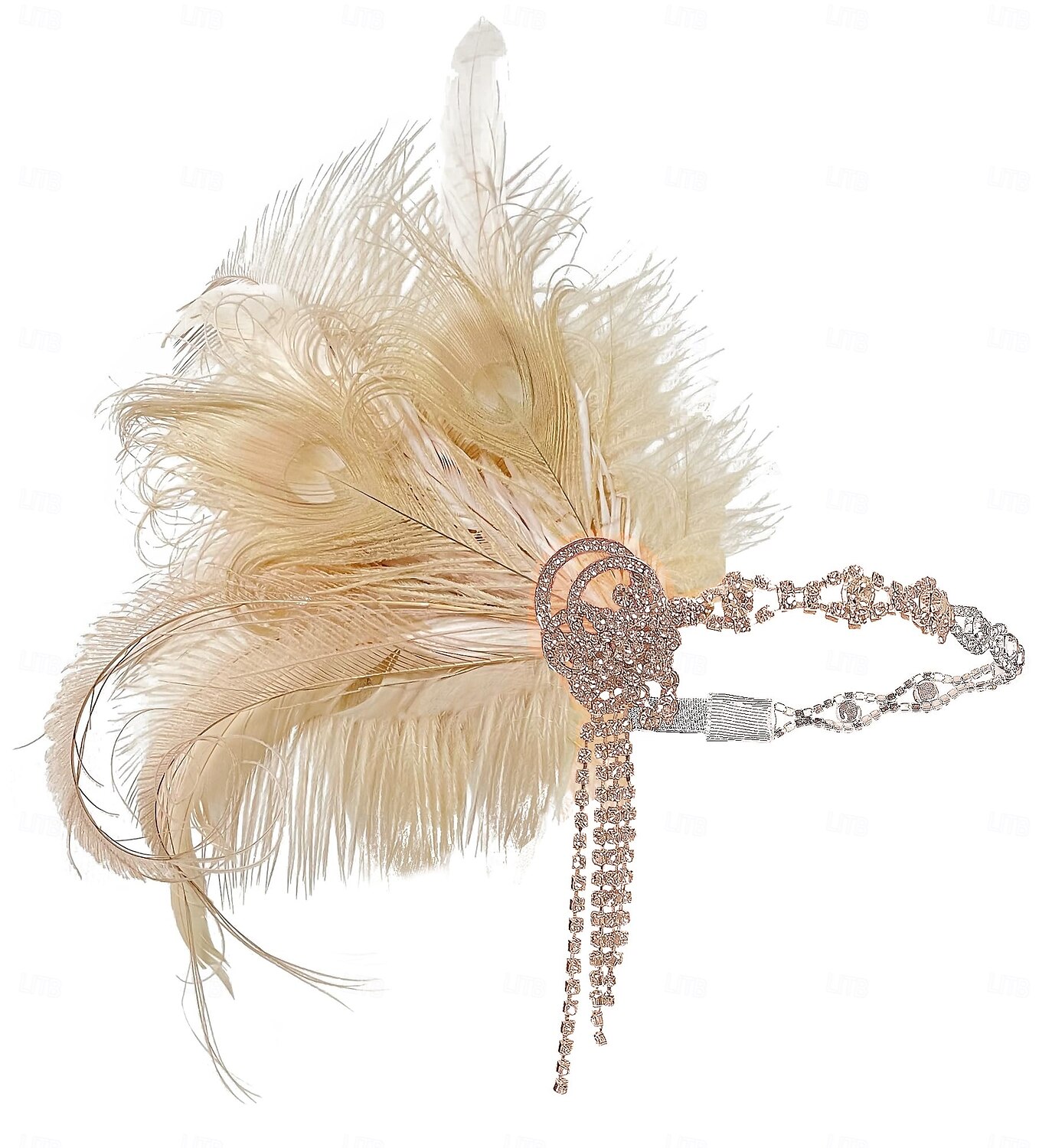 A nagy Gatsby Flapper fejpánt Gyöngyös karkötő Fülbevaló A nagy Gatsby Toll Retro Csillogó glitter Női Farsang Valentin nap Álarcos mulatság Party estélyi viselet Álarcos mulatság Fesztivál Felnőttek 2025 - $17.49 –P9