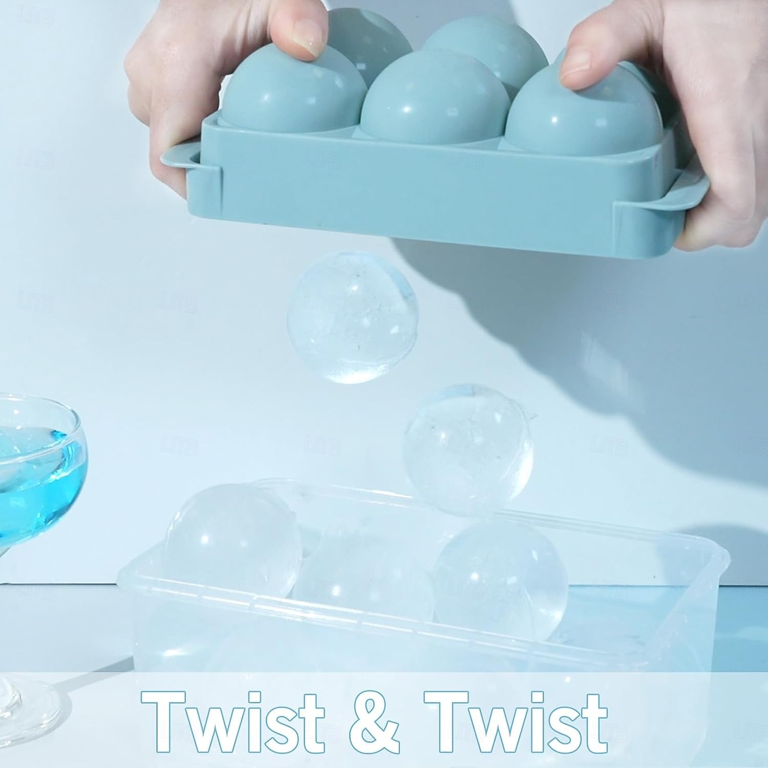 Large Ice Cube Molds, Big Round Whiskey Ice Cube Trays for Freezer, Easy to Fill & Release, Whiskey Bourbon Cocktail 2025 - $17.99 –P6