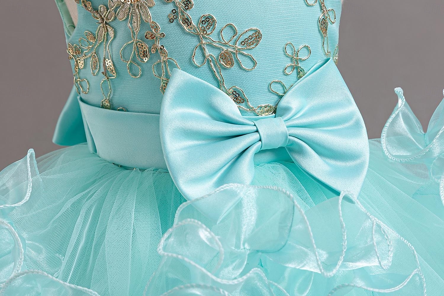 Kinder Mädchen Partykleid Einfarbig Ärmellos Leistung Besonderer Anlass Prinzessin Süß Polyester Partykleid Sommer Frühling Kinder Hellgrün Blau 2025 - $39.99 –P14