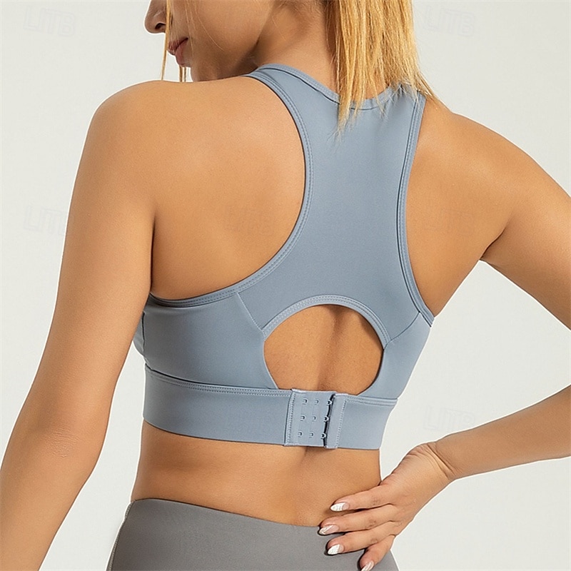 Sports Bra Hollow Mesh Back Sports Bra Fitness Yoga Vest Shockproof Yoga Bra Without Steel Ring 2025 - $21.99 –P2
