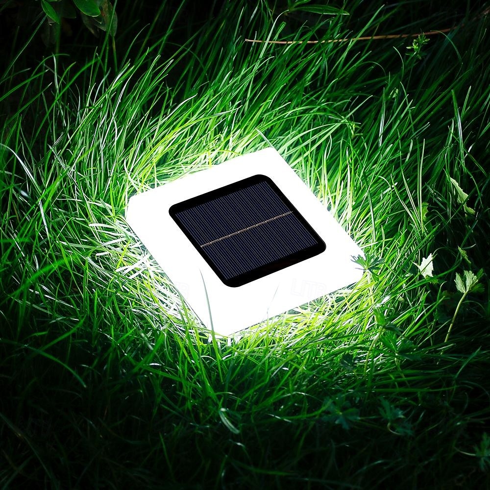 2/4 ks led solární venkovní zemní světlo 16led voděodolné domácí zahradní světlo zahradní osvětlení chodníku osvětlení krajiny světlo solární nástěnné světlo 2026 - $21.99 –P10