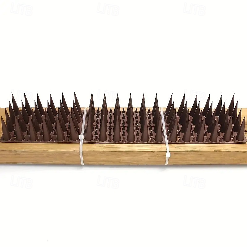 9,8 fot 4 rader anti-stick anti-stick anti-duva anti-stöld vapen fågel spik fönsterbräda balkong blomkruka staket vägg fågel spik 2025 - $20.99 –P3