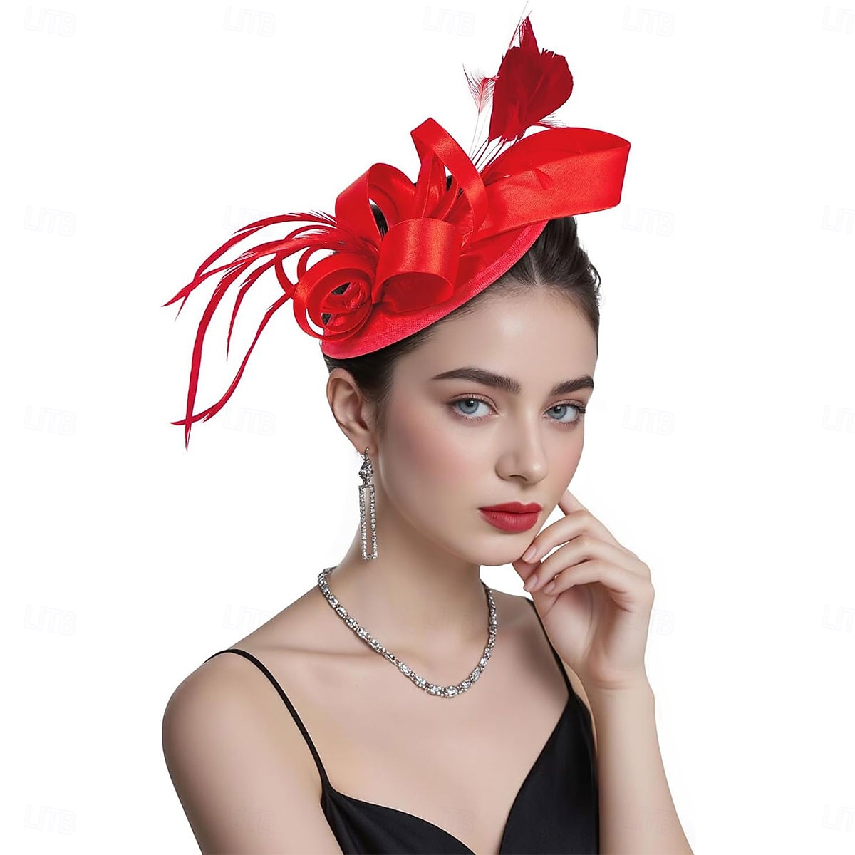 Pince à Cheveux Ancienne Et Tête De Chapeau - Bijou Vintage Doré - Occasion