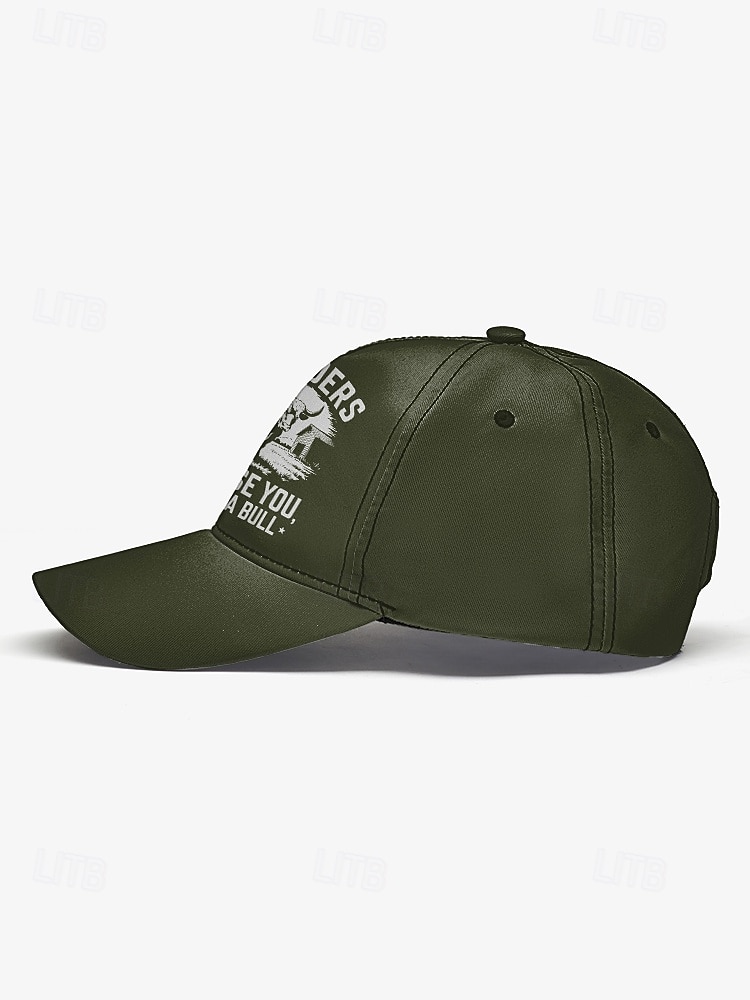 Lässige Baseballkappe für Herren mit auffälligem Aufdruck „If genders confuse you, go milk a bull“ – verstellbar und trendig, perfekt für Outdoor-Aktivitäten, Sportveranstaltungen und den Alltag 2025 - $14.99 –P4
