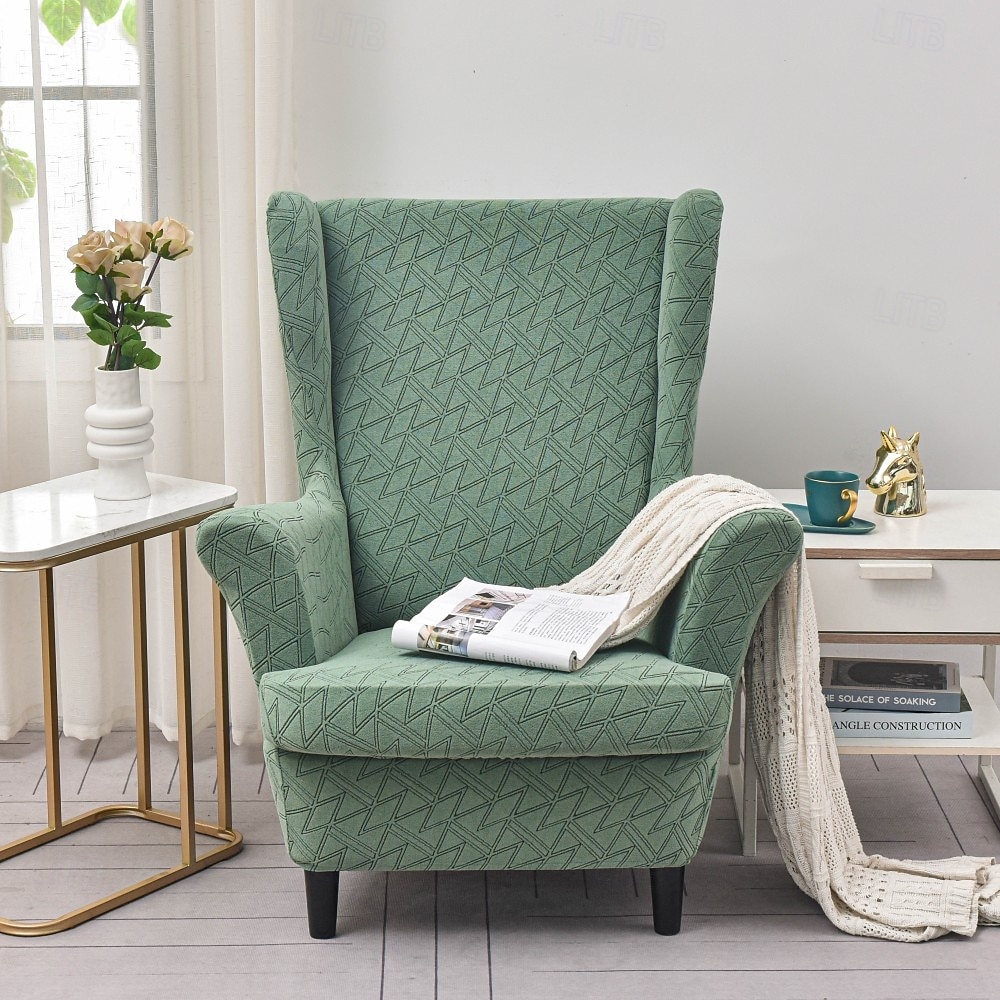 Copripoltrona con schienale alto, in tessuto jacquard elasticizzato, per poltrone con schienale alto, copripoltrona con schienale alto, protezione antiscivolo per mobili, per l'arredamento della casa, del 2025 a $42.99 –P5