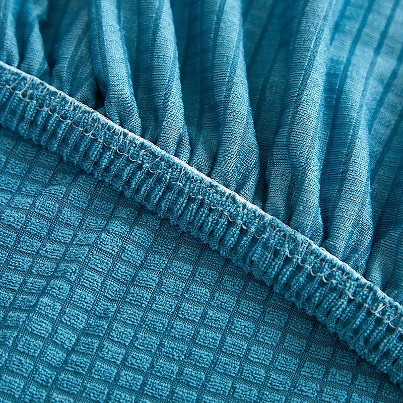 jacquardtyg armlöst bäddsoffa överdrag slipcovers stretchskydd elastiskt bänkskydd 2025 - $36.99 –P14