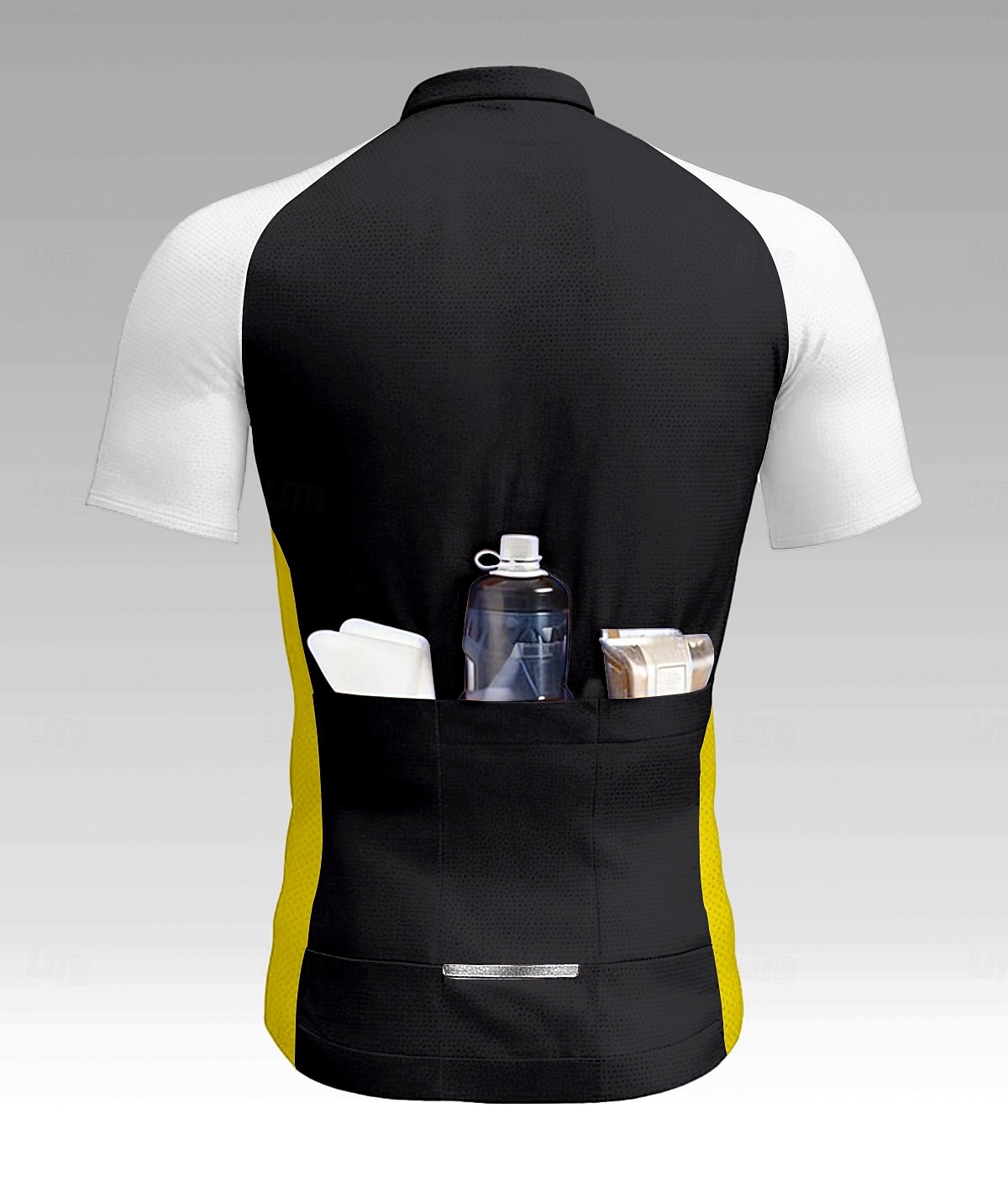 Men's Cycling Jersey Graphic Letter & Number Short Sleeve Bike Tee Tshirt Top with 3 Rear Pockets UV Resistant Quick Dry Front Zipper Reflective Strips Sports Black Clothing Apparel 2025 - CAD $36.99 –P2
