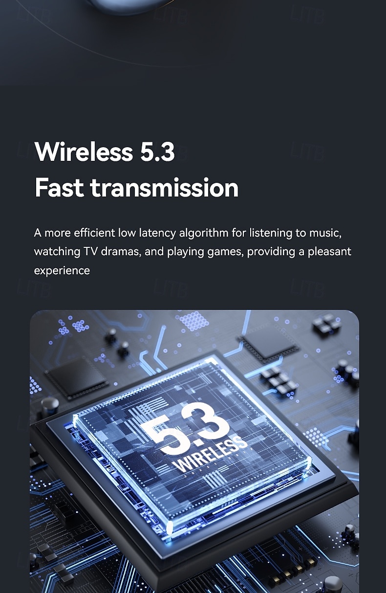 2025年 m55 真のワイヤレス ヘッドフォン TWS イヤフォン 耳掛け Bluetooth 5.3 充電ボックス付き 長時間バッテリー フィットネス用 コレクション – $31.99 –P7