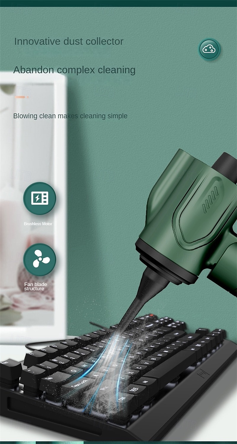 Multifunctional Cordless Vacuum Cleaner Strong Suction Foldable Portable Handheld Rechargeable Car Home Vacuum With Charging Dock 2025 - $31.99 –P3