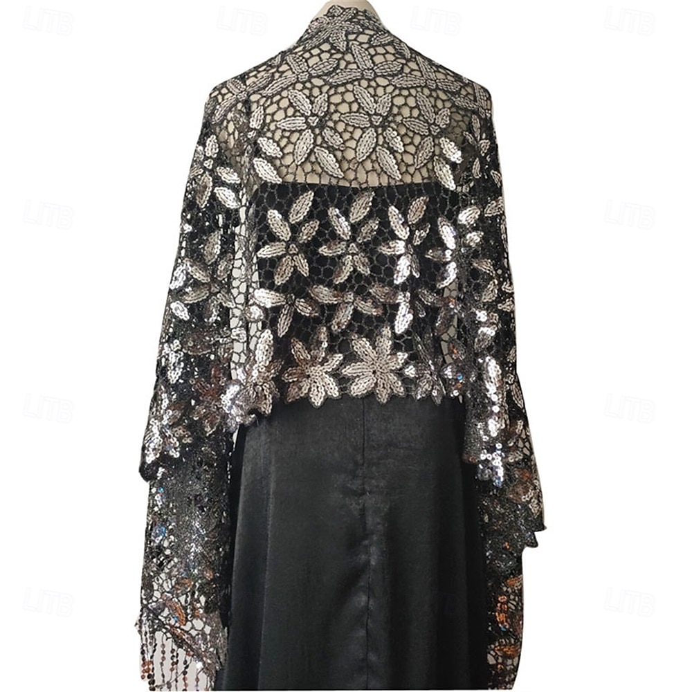 Dames Wikkel Elegante Zon Bescherming Mouwloos Kant Bruiloft Wikkels Met Effen Kleur Voor Bruiloft Zomer 2025 - $26.99 –P16