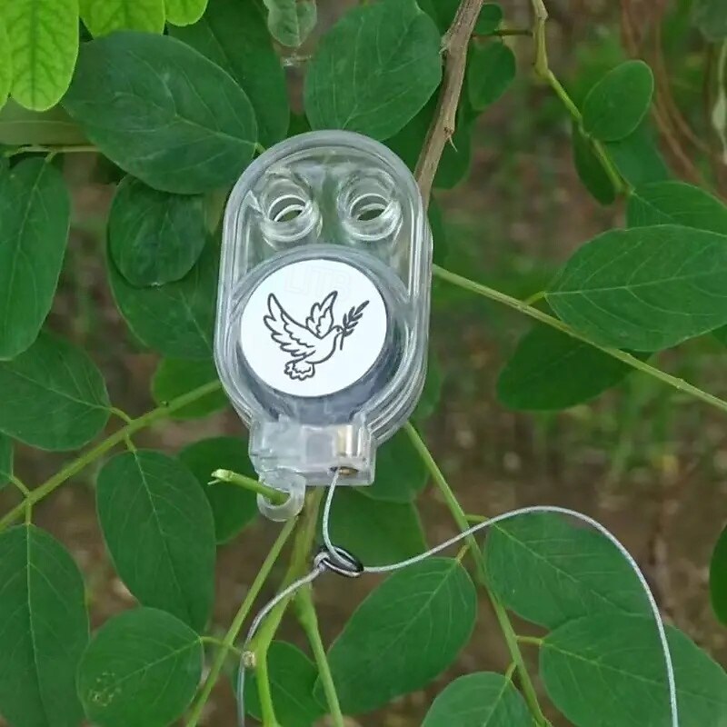 1 llavero de caza multifuncional para una rápida colocación de trampas con hebilla de fácil extracción - material pe duradero blanco transparente adecuado para atrapar pollos, patos y gansos. 2025 - $16.99 –P3