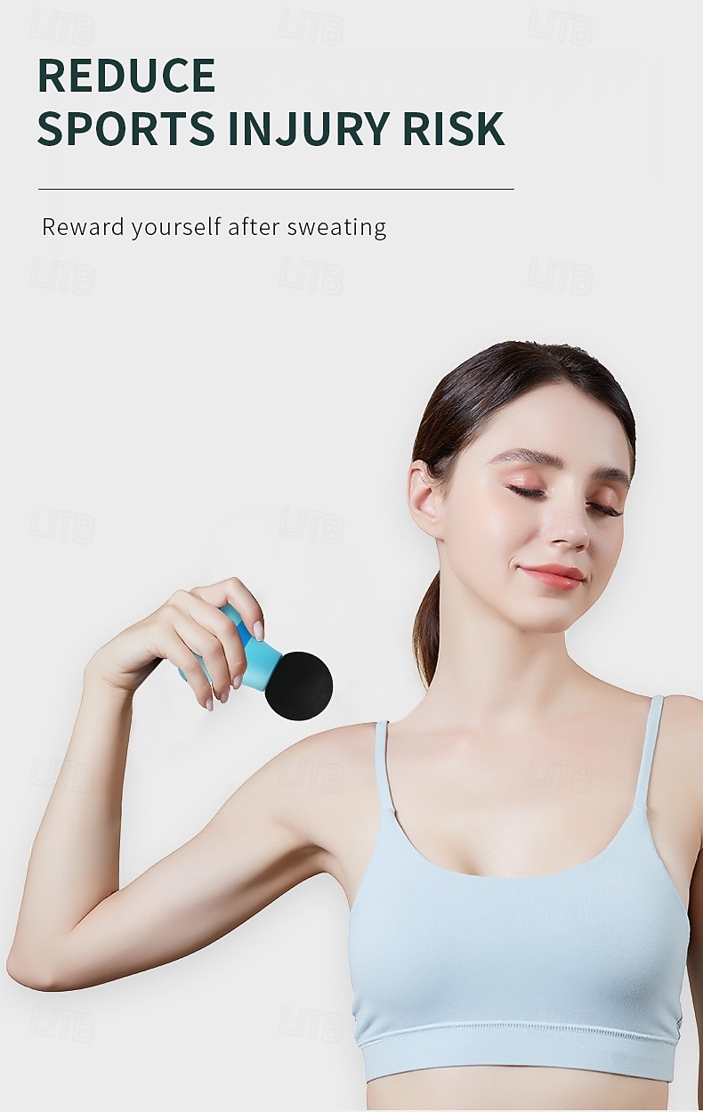 Portable Mini Massage Gun USB Rechargeable Deep Tissue Massager with Multiple Speeds for Full Body Muscle Relaxation​ 2025 - $22.99 –P11