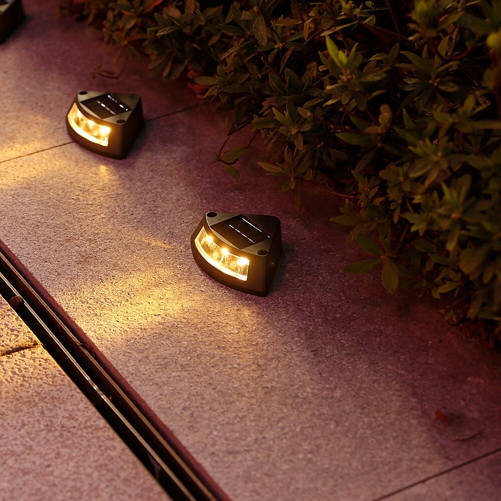 4 Pcs Solar Step Ground Light Solar Step Stair Decor Garden Lights Trail Light Outdoor Waterproof Yard Guide Light 2025 - $28.99 –P10