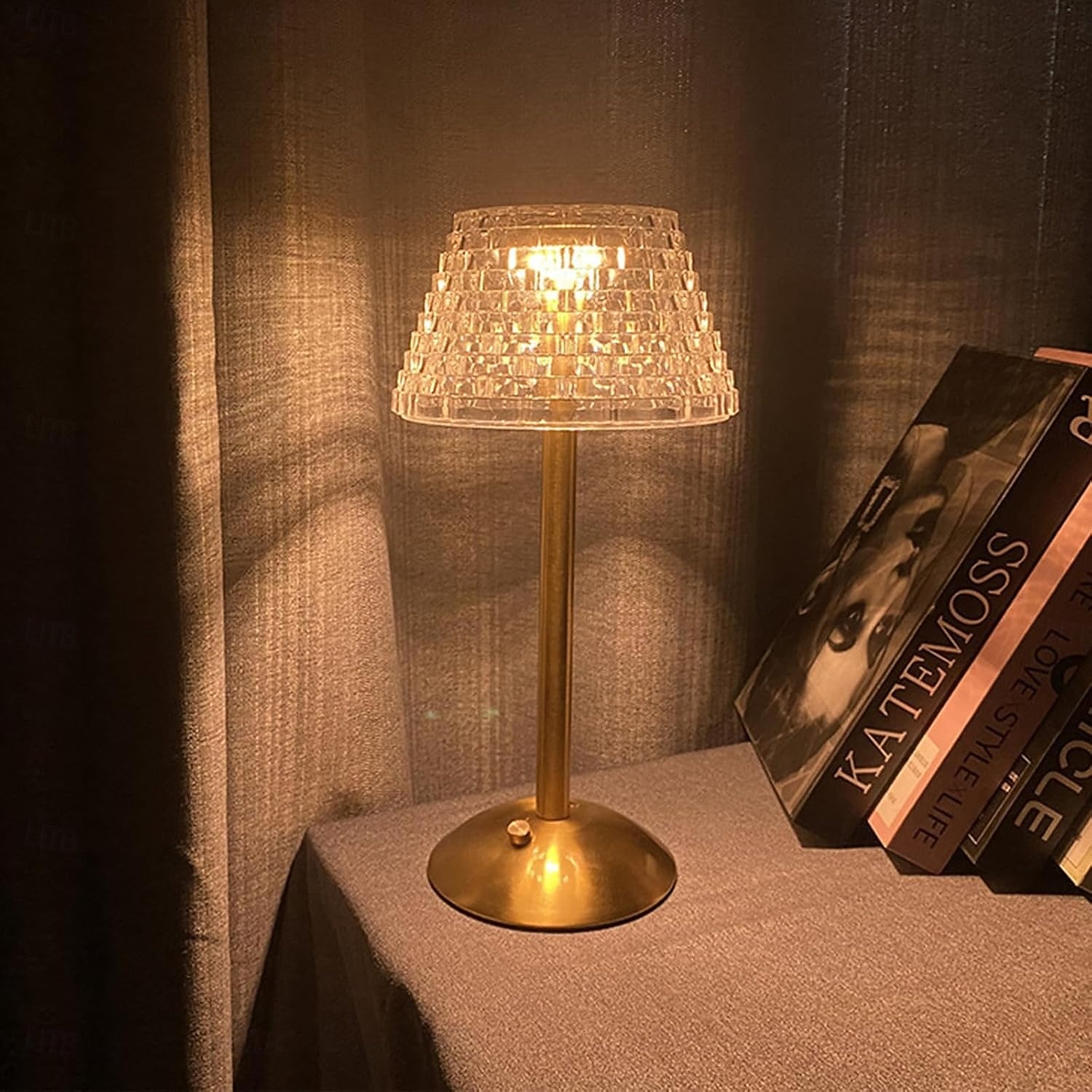 Многофункциональная светодиодная настольная лампа 3 цвета с регулируемой яркостью, перезаряжаемая через USB прикроватная лампа для спальни, столовой, гостиной, офиса, общежития, ночник 2026 - $27.99 –P8