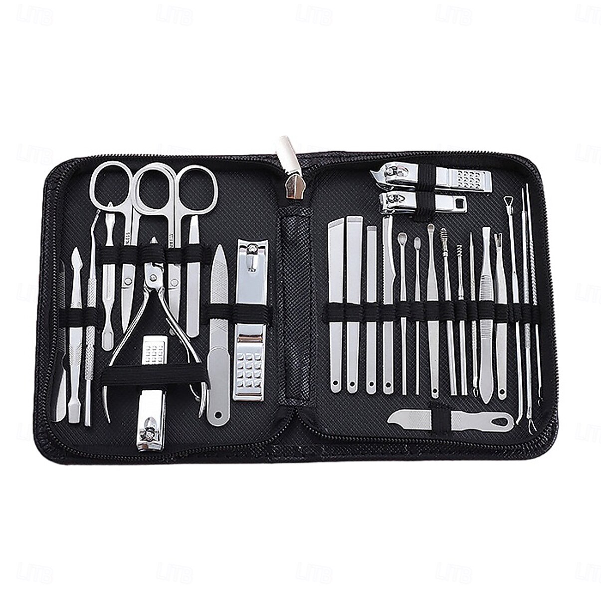 set tagliaunghie da 30 pezzi, strumenti per manicure e unghie del 2025 a $10.99 –P5