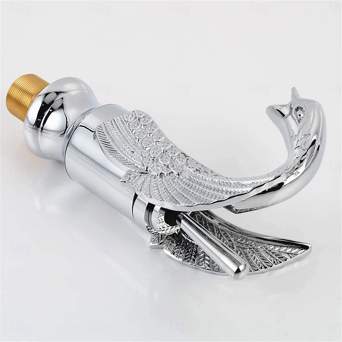 Robinet de lavabo - Classique Chrome / Laiton antique / Électroplaqué Ensemble central Poignée unique à un trouBath Taps de 2025 ? $121.99 –P11