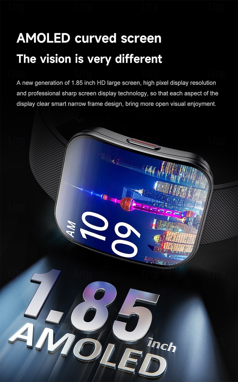 696 U17 Smart Watch 1.85" Fitness Watch Bluetooth Pedometer Call Sleep Reminder IPX0 Waterproof Compatible with iOS Android 40mm Case 2025 - $56.99 –P3