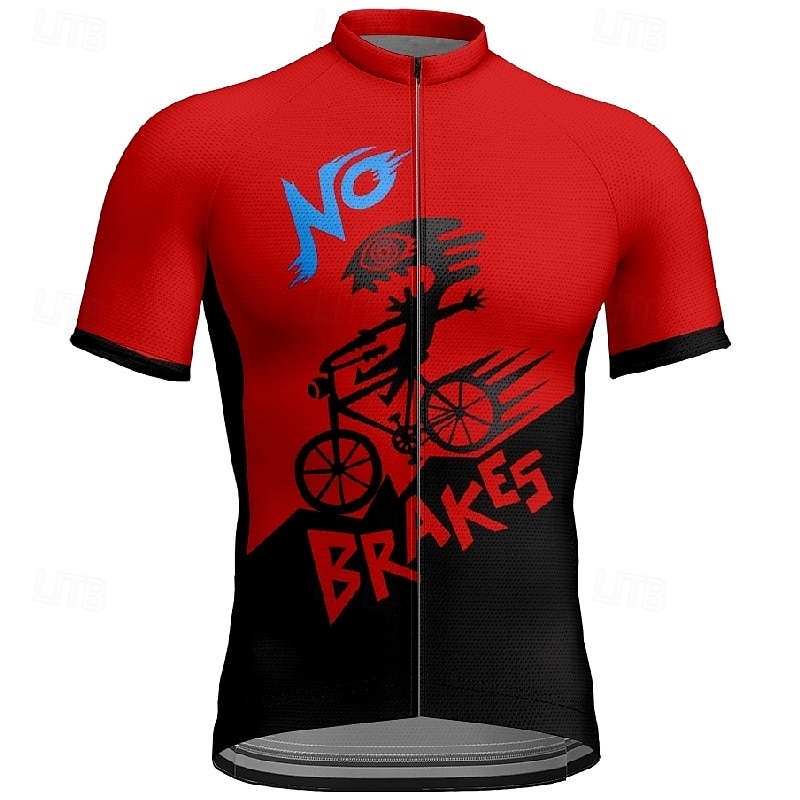 Herr Cykeltröja Kortärmad Cykel T-shirt Tröja med 3 bakfickor Bergscykling Andningsfunktion Snabb tork Anatomisk design Uppsugande Gul Röd Blå Grafisk sporter Kläder 2025 - $25.99 –P15