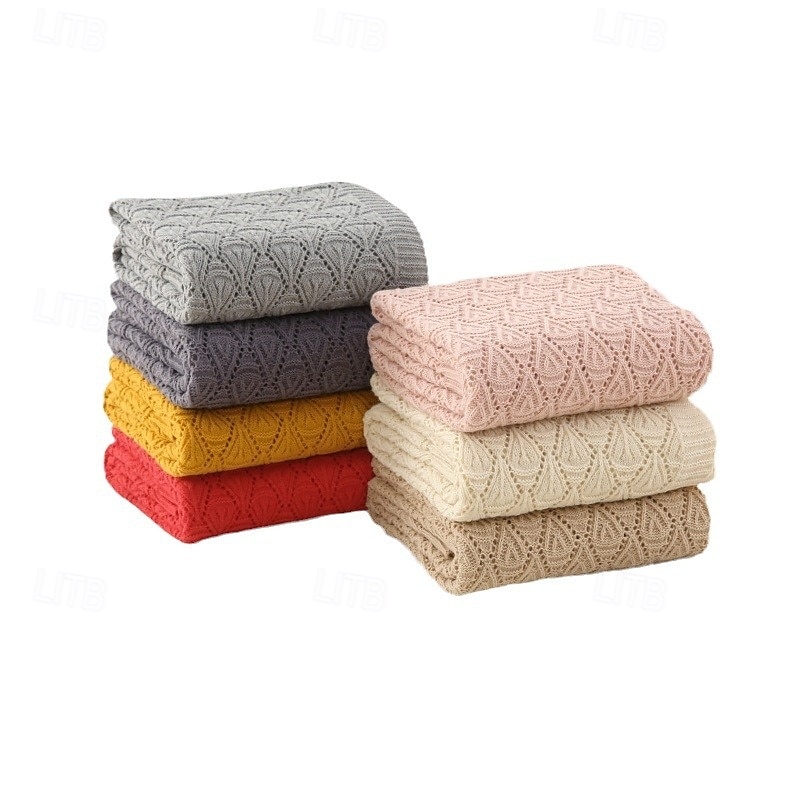 sofffilt för soffmjuk boho säng slängfilt, mysig filt för sommaren, söta lätta filtar &kastar för soffa, stol, heminredning, kvinna, man 2025 - $37.99 –P1