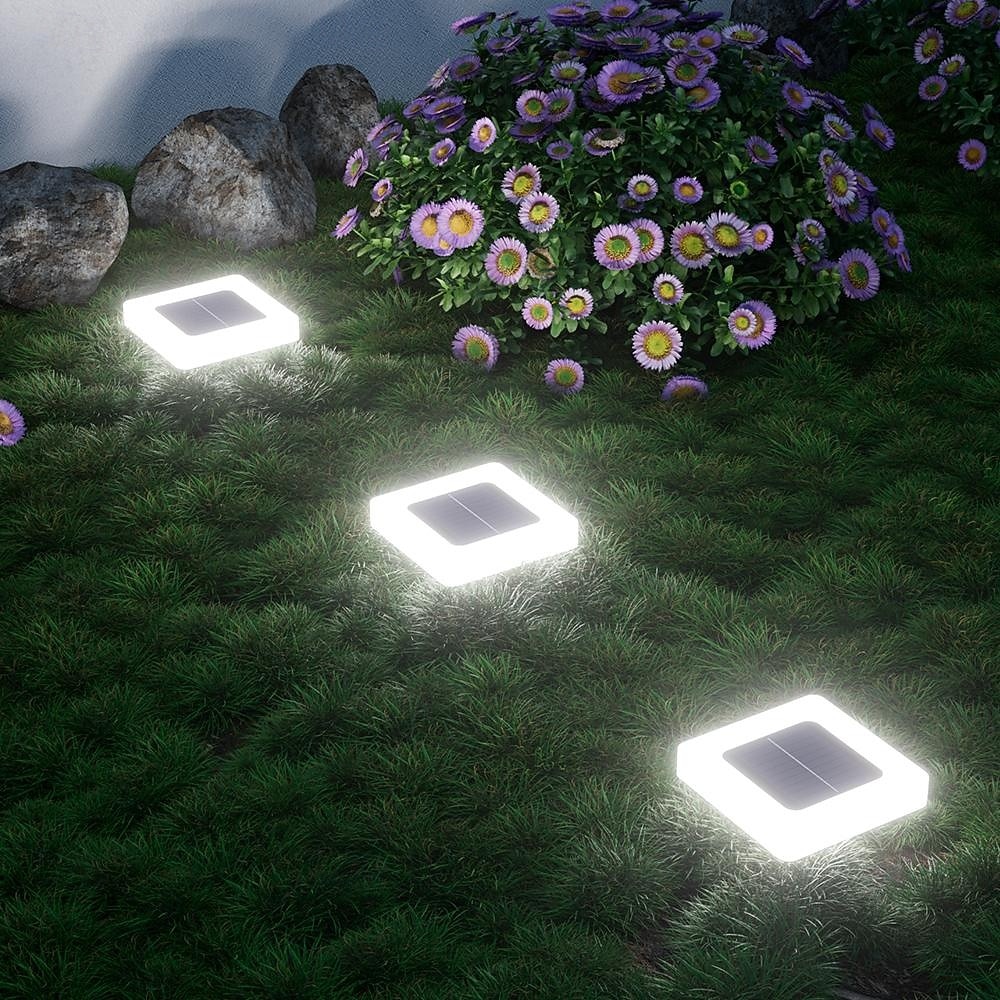 2/4 ks led solární venkovní zemní světlo 16led voděodolné domácí zahradní světlo zahradní osvětlení chodníku osvětlení krajiny světlo solární nástěnné světlo 2026 - $21.99 –P14