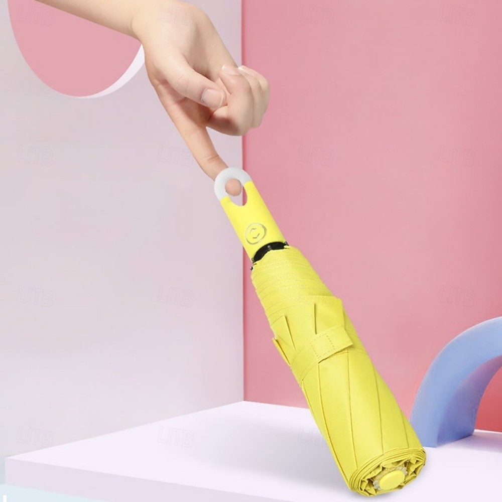 Parapluie de protection UV, parapluie automatique à trois volets avec boucle, parapluie de voyage coupe-vent pour l'été, parapluie compact à ouverture et rétractation automatique pour les affaires et de 2025 ? $15.49 –P5