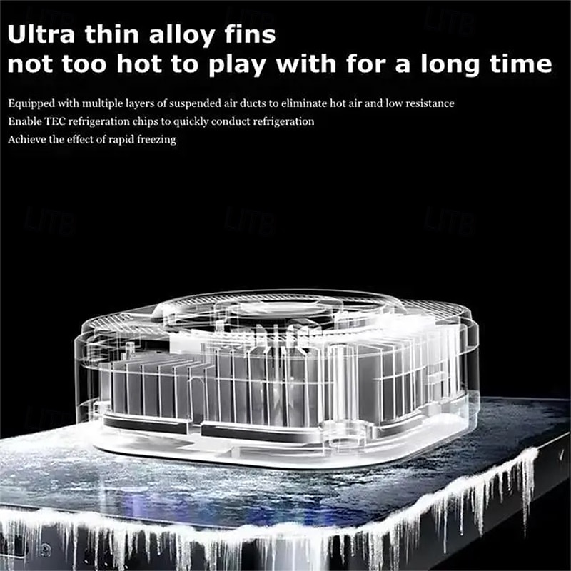 SL39 Mobile Phone Cooler Magnetic Back Clip Semiconductor Radiator with Silent Fan for Gaming 2025 - $34.99 –P5