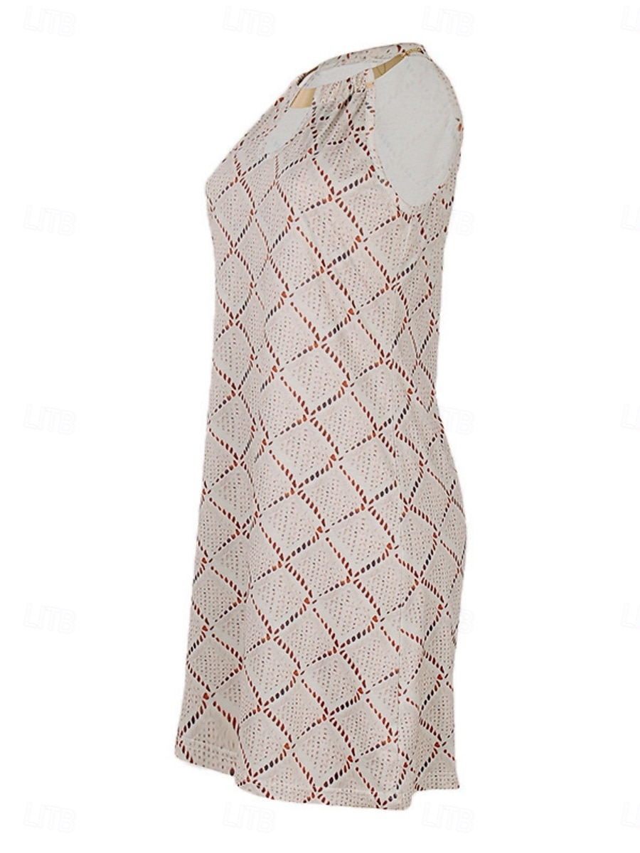 Női Mini ruha A vonalú ruha Halter ruha Vállon kívüli ruha Szabadság Alkalmi Boho Szabadtéri Alkalmi Tengerpart Normál Grafika Ujjatlan Kötőfék nyaka Khakizöld Nyár 2025 - $27.99 –P5