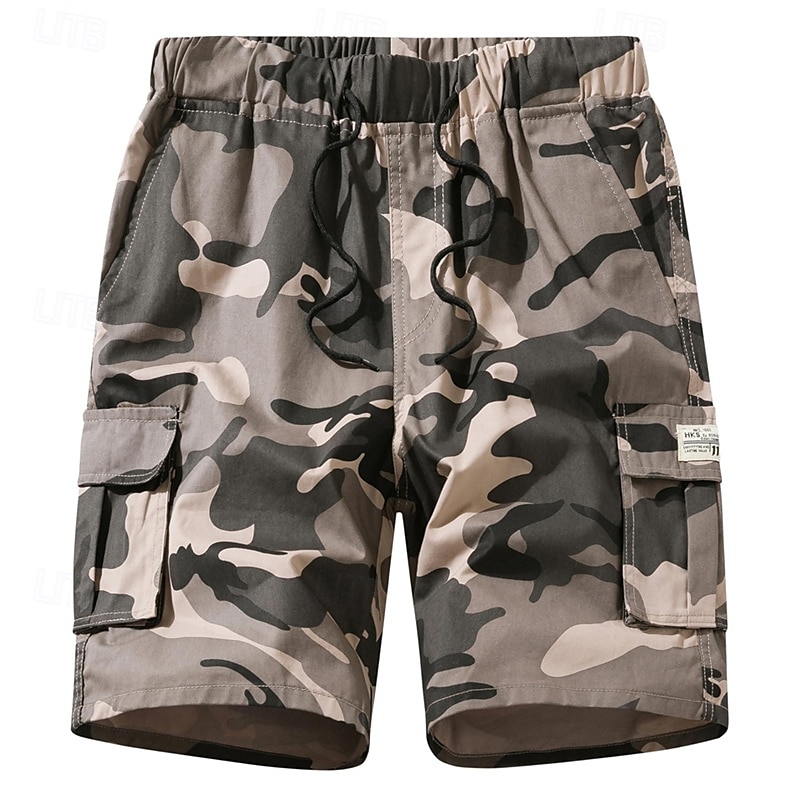 Per uomo Pantaloncini cargo Pantaloncini mimetici Shorts Pantaloncini Estivi Coulisse Elastico in vita Multi-tasche Semplice Mimetico Comodità Indossabile Lunghezza al ginocchio All'aperto Sport del 2025 a $18.99 –P1