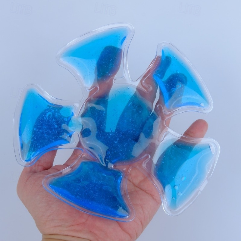 1 stk blå pvc gel ispose for hjelmer  & hatter - bærbar kjølepose med justerbar stropp, gjenbrukbar ispose for utendørssport, fotturer, reiser - passer for alle aldre 2025 - $9.99 –P4
