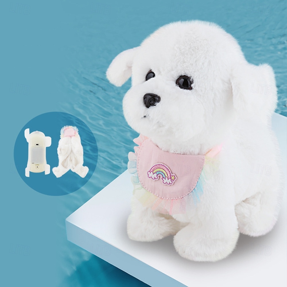2025年 子供用電動リーシュ犬は吠えて歩くことができ、取り外し可能で洗えるシミュレーションぬいぐるみテディペット猫小さな女の子のおもちゃ コレクション – $48.99 –P3