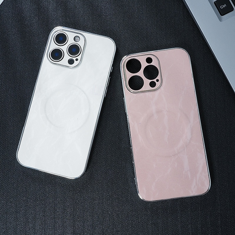 telefono Custodia Per iPhone 16 15 14 Pro Max Plus 13 12 Pro Max Copertura Posteriore Custodia ad adsorbimento magnetico Supporta la Ricarica Wireless Resistente agli urti Gradiente di Colore PC del 2025 a $10.99 –P1