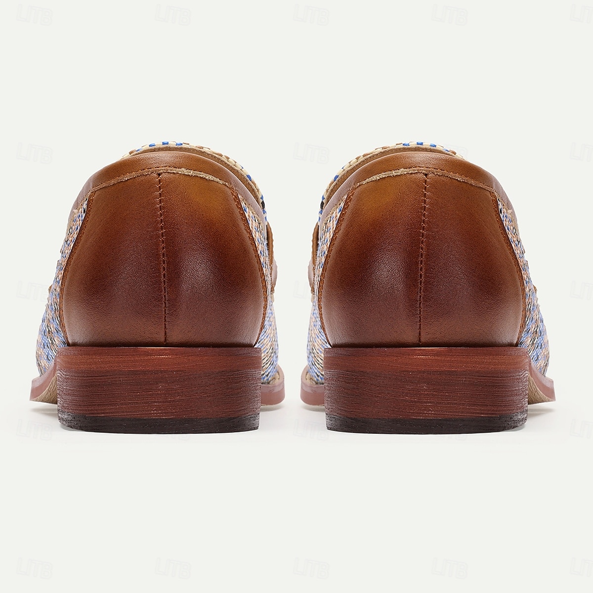 håndvevde, flerfargede slip-on loafers for menn – uformelle kunstneriske flate sko for sommer- og helgebruk 2025 - $46.99 –P5