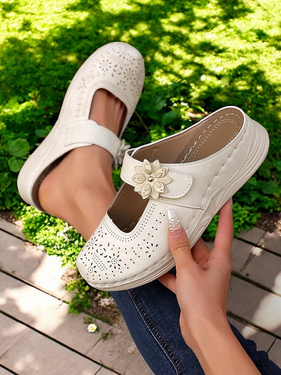 Mules Mary Jane à fleurs pour femmes – un style mignon et confortable pour les sorties décontractées, le shopping et le quotidien de 2026 ? $24.99 –P3
