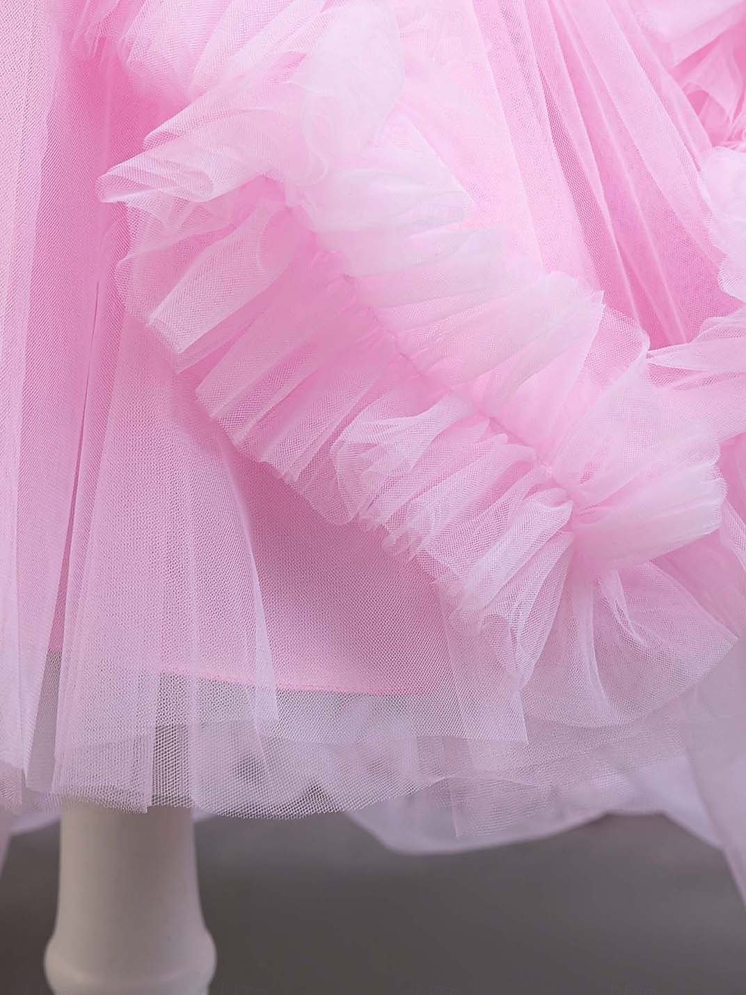 Děti Dívčí Šaty na párty Pevná barva Bez rukávů Zvláštní příležitosti Princeznovské Polyester Šaty na párty Léto Jaro Děti Žlutá Světlá růžová Trávová zelená 2025 - $41.99 –P16