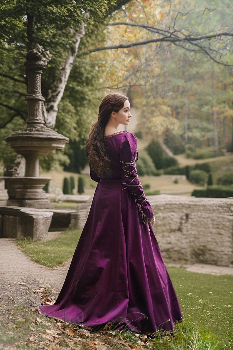 Średniowieczne Renesansowa Sukienka Wiking celtycki rycerz Strój na bal maskowy Damskie Wiking Królewski Halloween Karnawał Bal maskowy Spektakl LARP Ren Faire Dla dorosłych Sukienka 2025 - $169.99 –P5