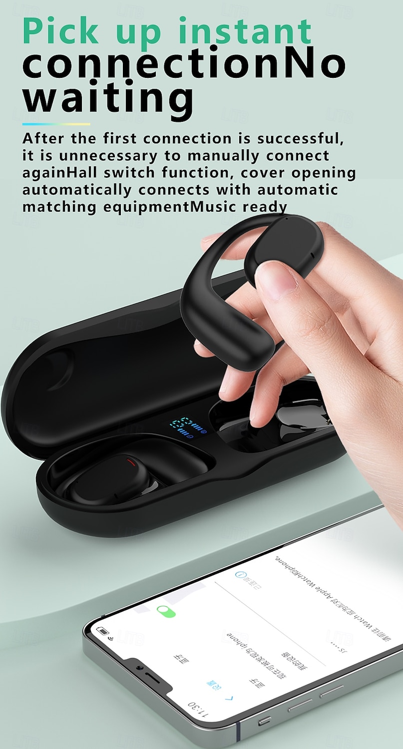 X29 Bluetooth 5.3 Hands-Free Headset Ear Hook Sports Hi-Fi with Charging Box for Fitness & Mobile Phones 2025 - $25.99 –P8