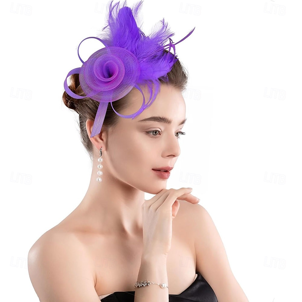 fascinators hatter for kvinner kentucky derby hatter for kvinner teselskap hatter for kvinner kentucky derby antrekk 2025 - $32.99 –P14