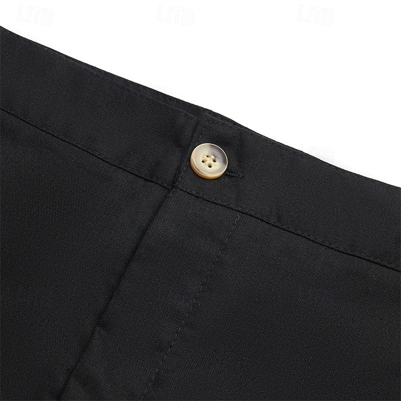 Ανδρικά Σορτς από λινό Φόρεμα Σορτς Καλοκαιρινό σορτς Σορτς παραλίας Φερμουάρ Τσέπη Κουμπιά Συμπαγές Χρώμα Σκέτο Άνεση Moale Μήκος γόνατος ΕΞΩΤΕΡΙΚΟΥ ΧΩΡΟΥ Causal Καθημερινά Διακοπές Μοντέρνα 2026 - $25.99 –P9