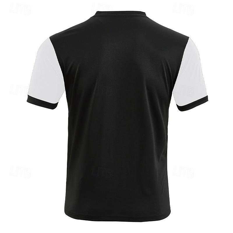 Mehrfachpackungen 2St Herren Stehkragen Kurze Ärmel Weiß + Orange Polo mit Knopfleiste Golfshirt Golf Poloshirts Knöpfe Gestreift Urlaub Alltagskleidung Polyester Sommer 2025 - $28.99 –P8