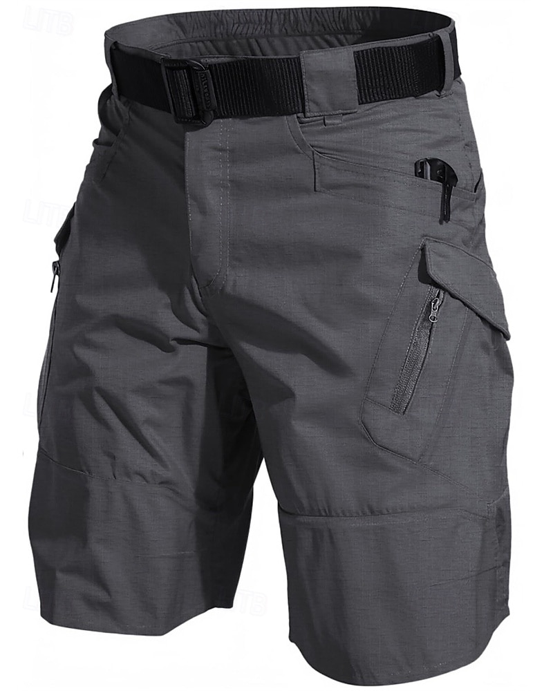 Herren Laufshorts Cargohosen Wandershorts Militär Außen Normale Passform Schnelltrocknend Shorts Dunkelgrau Schwarz Jagd Klettern Laufen 30 32 34 36 38 2025 - $21.99 –P5