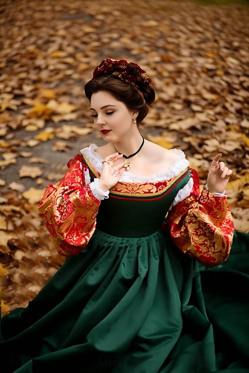 Midieval Prom Medieval Renaissance Dress Prom Dresses Gown Viking Celtic Knight Fancy ...